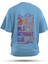 T-Shirt,Orbit Crew Sırt Baskılı,Regular, Pamuk,Mavi T-Shirt No:00720 1
