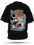 T-Shirt,Summer Vibes Sırt Baskılı,Oversize, Pamuk,Siyah T-Shirt No:00703 1