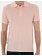 Erkek Pudra Slim Fit Kıvrılmaz Polo Yaka Basic Tişört 50302561-VR042 6