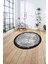 Çerçeveli Klasik Modern Yıkanabilir Kaymaz Yuvarlak Salon Halısı, ÇERÇEVELİ-Y-127-GRİ, 4