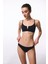Siyah V Kesim Balenli Bikini Üstü 4