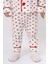 Pijama Takımı Kruvaze Yaka Kalp Baskılı Çocuk ve Bebek Pijama Takımı 5