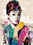 Kanvas Audrey Hepburn Sayılarla Boyama Seti Rulo 1