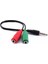 HN4708 Mikrofon Kulaklık Ayırıcı Kablo 20CM 4