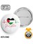 Kalp Atışı Palestine Iğneli Rozet 44 mm 1