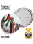 Filistin Bayrak Küçük Kız Iğneli Rozet 44 mm 1