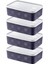 4'lü Set No Frost Saklama Kabı Lacivert 1600 ml 1