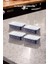 4'lü Set No Frost Saklama Kabı Lacivert 1600 ml 2