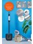 Sıvı Hazneli New Silikon Wc Klozet Fırçası Set 1