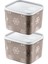2'li Set No Frost Saklama Kabı Terra 1250 ml 2
