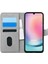 Samsung Galaxy A24 Için Kılıf Fabric Book Wallet Gri [galaxy A24 ile Uyumlu Kılıf - Gri] 1