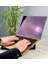 Gift Taşınabilir Siyah Ahşap Notebook Laptop Standı 2