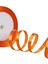 Saten Kurdele 6 mm Orange 10 Metre 1