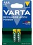 Rechargeable Accu 2 Aaa 800 Mah R2U, Yeşil/gri 2