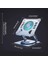 Soğutuculu Notebook ve Laptop Stand Yüksekliği Ayarlanabilir Fanlı Tutucu 10-17 Inç Notebooklar ile Uyumlu 360 Derece DÖNER Tok Alüminyum Alaşımlı Katlanır CZY524 (CZY524 - Silver) 2