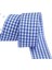 Tafta Ekoseli Kurdele 25 mm Indigo 10 Metre 2