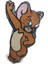 Aplike Ütü Ile Yapışan Jerry Arma 6x3 cm 1