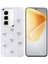 Infinix Hot 50 Pro 4g Kurdele Motifli Şeffaf Sararmaz Telefon Kılıfı 1