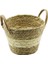 Çift Kulpluhasır Sepet - Çok Amaçlı Organizer Ç-TABAN:16CM--AĞIZ:24CM - Y: 18CM (4604) 1