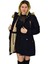 Kadın Spor Kanvas Kapüşonlu Parka M5300 BGL-ST03986 4