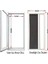 Akordiyon Double Pileli Kapı Sineklik Antrasit MAX. 210X 210 cm ye kadar İSTEDİĞİNİZ ÖLÇÜYÜ VEREBİLİRSİNİZ 2