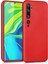 Xiaomi Mi Note 10 Premium Silikon Kılıf Bordo 1