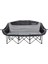 King Camp Kingcamp Canna Ultra Konforlu Üç Kişilik Katlanır Kamp Sandalyesi B.grey 1
