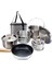 Cookware Set I Paslanmaz Çelik Kamp Tencere Seti 2