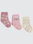 Kız Bebek 3'lü Çorap Set 6-18 Ay Pembe 1