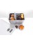 2'li (2,5 Lt, 5lt) Süzgeçli Bölmeli Organizer Buzdolabı Hava Geçirmez Saklama Kabı 5