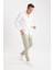 Yazlık Jogger Keten Düz Paça Pantolon D7542AX25SP 2
