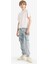 Erkek Çocuk Kargo Cepli Esnek Bantlı Jogger Paça Jean Pantolon E0246A825SM 3