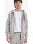 Comfort Fit Kapüşonlu İçi Yumuşak Tüylü Basic Düz Kalın Fermuarlı Sweatshirt D7599AX25SP 1