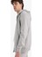 Comfort Fit Kapüşonlu İçi Yumuşak Tüylü Basic Düz Kalın Fermuarlı Sweatshirt D7599AX25SP 4