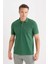 %100 Pamuk Regular Fit Polo Yaka Kısa Kollu Basic Düz Pike Kumaş Tişört C1293AX25SP 1