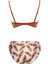 Yuvarlak Yaka Desenli Bikini Takım 2