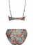 Yuvarlak Yaka Desenli Bikini Takım 2
