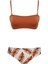Straplez Desenli Bikini Takım 1