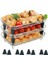Ninja Çift Sepet Için Hava Fritöz Rafı, 3 Katman, Yığılabilir Pastırma Rafları, Ninja DZ201, DZ401 Için Hava Fritöz Aksesuarları (Yurt Dışından) 1