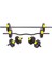 30 kg (150 Cm) Düz Bar Z Bar Dambıl-Dumbell-Ağırlık-Halter–full Set Sarı Kapaklı 1