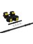 30 kg (150 Cm) Düz Bar Z Bar Dambıl-Dumbell-Ağırlık-Halter–full Set Sarı Kapaklı 4