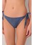 Denim Ince Bağcıklı Bikini Alt 1