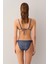 Denim Ince Bağcıklı Bikini Alt 4