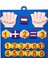 Çocuk Montessori Oyuncakları Keçe Parmak Sayıları Matematik Oyuncak Çocuklar Sayma Bebekler Için Erken Öğrenme Zeka Geliştirme 30 * 30CMRENK: Mavi (Yurt Dışından) 1