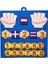 Çocuk Montessori Oyuncakları Keçe Parmak Sayıları Matematik Oyuncak Çocuklar Sayma Bebekler Için Erken Öğrenme Zeka Geliştirme 30 * 30CMRENK: Mavi (Yurt Dışından) 1