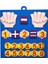 Çocuk Montessori Oyuncakları Keçe Parmak Sayıları Matematik Oyuncak Çocuklar Sayma Bebekler Için Erken Öğrenme Zeka Geliştirme 30 * 30CMRENK: Mavi (Yurt Dışından) 1