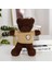 Kazak Teddy Ayı Ayı Doğum Günü Bebek Peluş Oyuncak Zemin Itme Halkası Sevgililer Günü Hediyesi (Yurt Dışından) 1