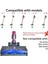 Dyson V7 V8 V10 V11 V15 Elektrikli Süpürge Başlıkları Yeşil LED Işıkları ile Sert Zeminler Için V Şeklinde Kıl Rulo Fırça (Yurt Dışından) 4