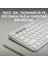K380s Pebble Keys 2 Çoklu Cihaz Özellikli Bluetooth Türkçe Q Klavye - Beyaz 2