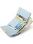 Kısa Bayan Cüzdan Toka Öğrenci Üç Katlı Para Cüzdan Kart Tutucu (Yurt Dışından) 4